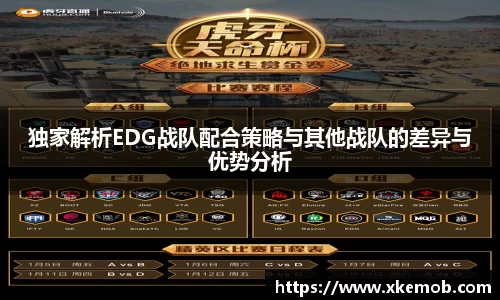 独家解析EDG战队配合策略与其他战队的差异与优势分析